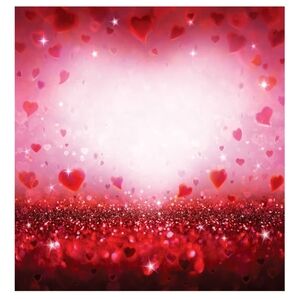 Heart Pattern Red and Pink Backdrop